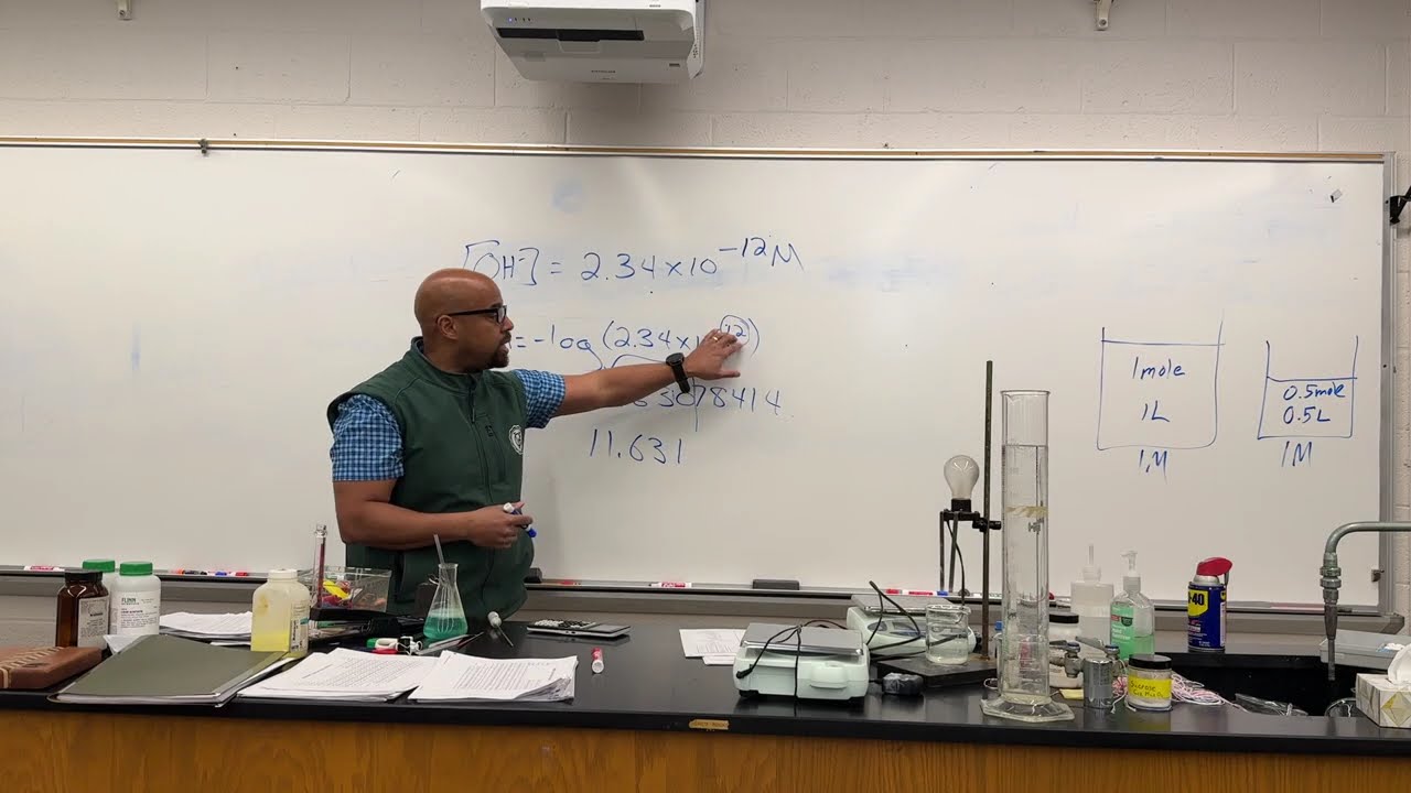Calculating pH for Strong Acids and Strong Bases and Weak Acids (Ka) (Chapter 16: Video 4)