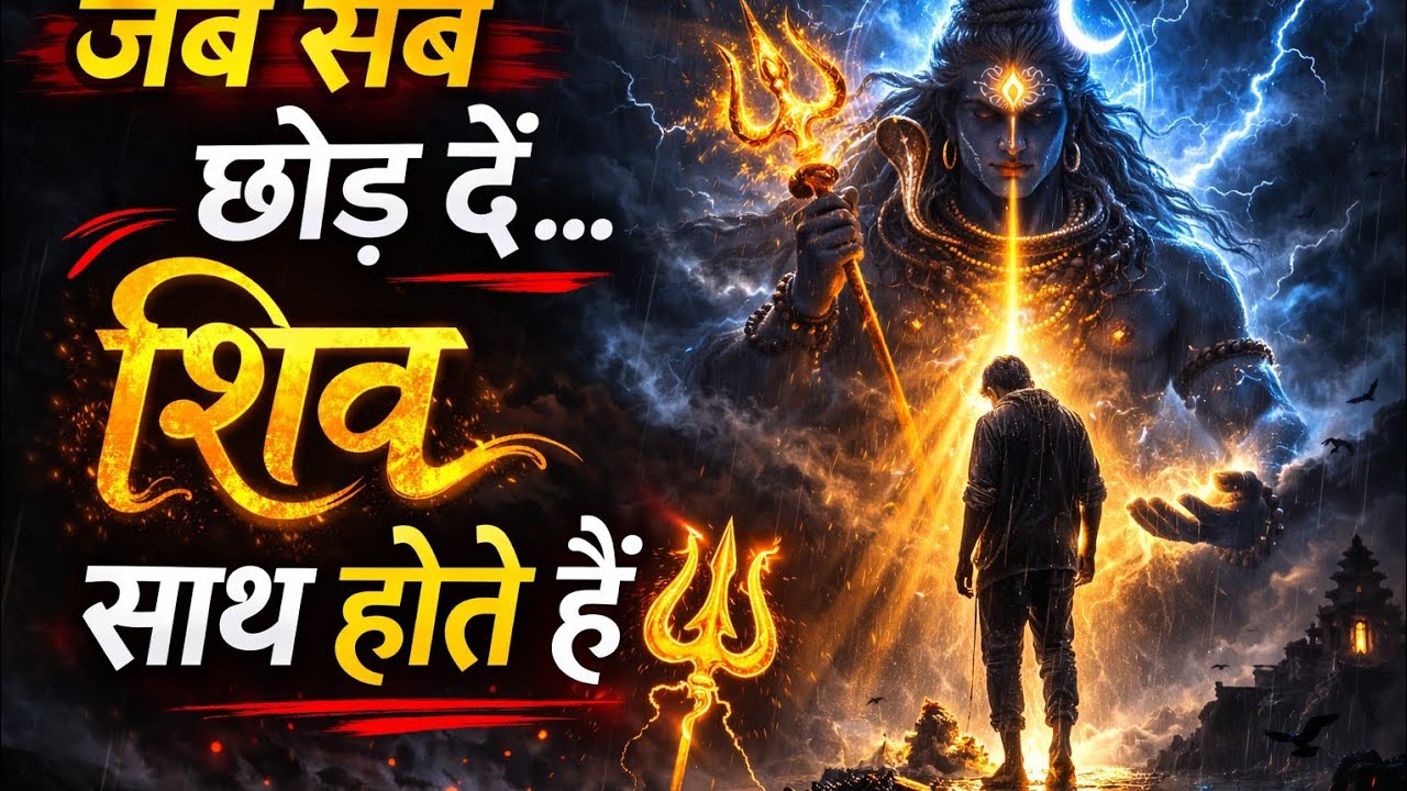 जब सब साथ छोड़ दें… तब क्या करना चाहिए? | महादेव का संदेश 🔱 #motivation #mahadev #bhaktivibes 
