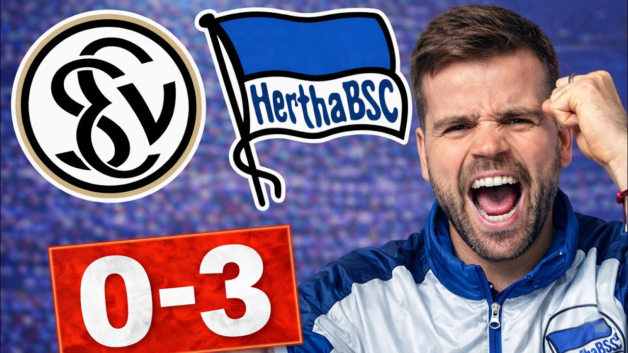 SV Elversberg - Hertha BSC 0-3 (0-1) Wir sind sowas von Back🔥Analyse & Spielernoten! Leistner Jubel👀