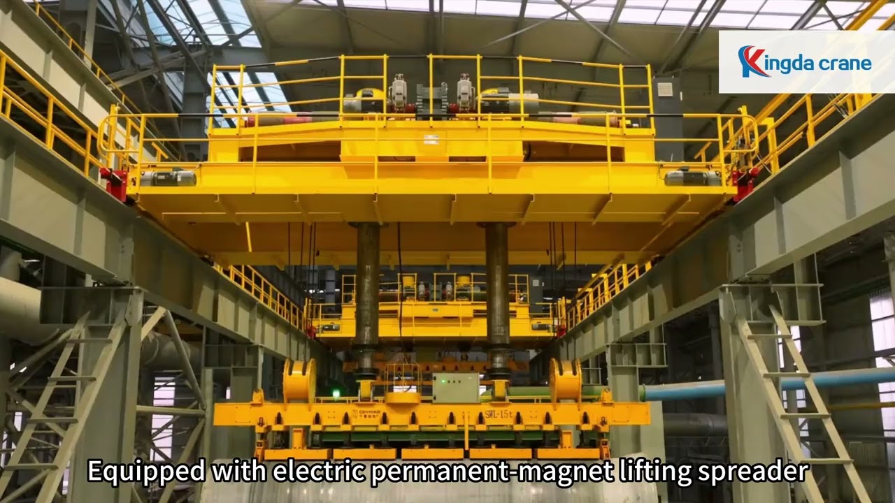 Kingda automated casting pipe handling crane
