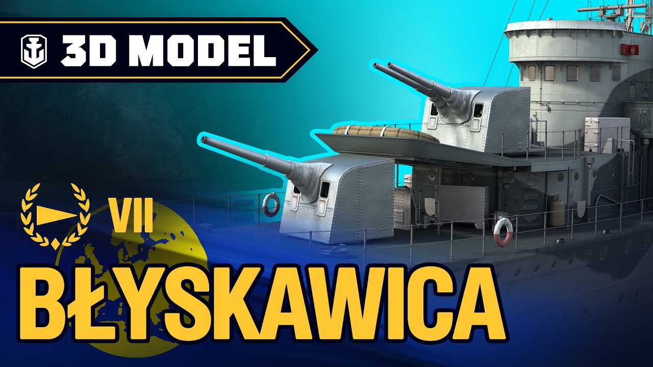 Dry Dock. Błyskawica — Polish destroyer | World of Warships