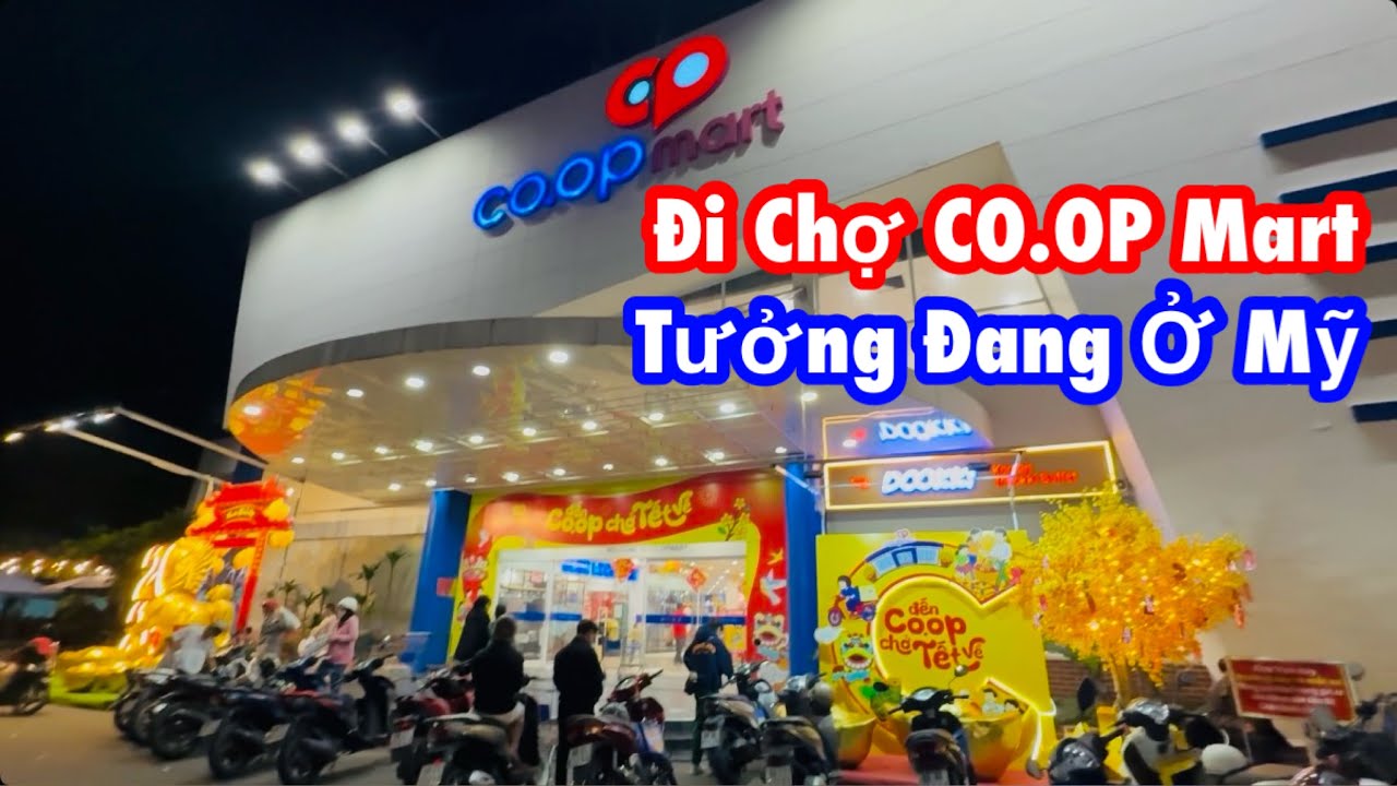 Đi chợ CO.OP Mart mua đồ ăn tối, khỏi bị mang tiếng KHOE KHOANG.