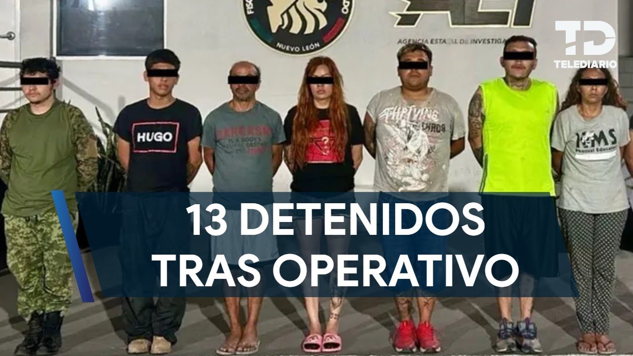 Operativo deja 13 detenidos en la colonia Independencia en Monterrey