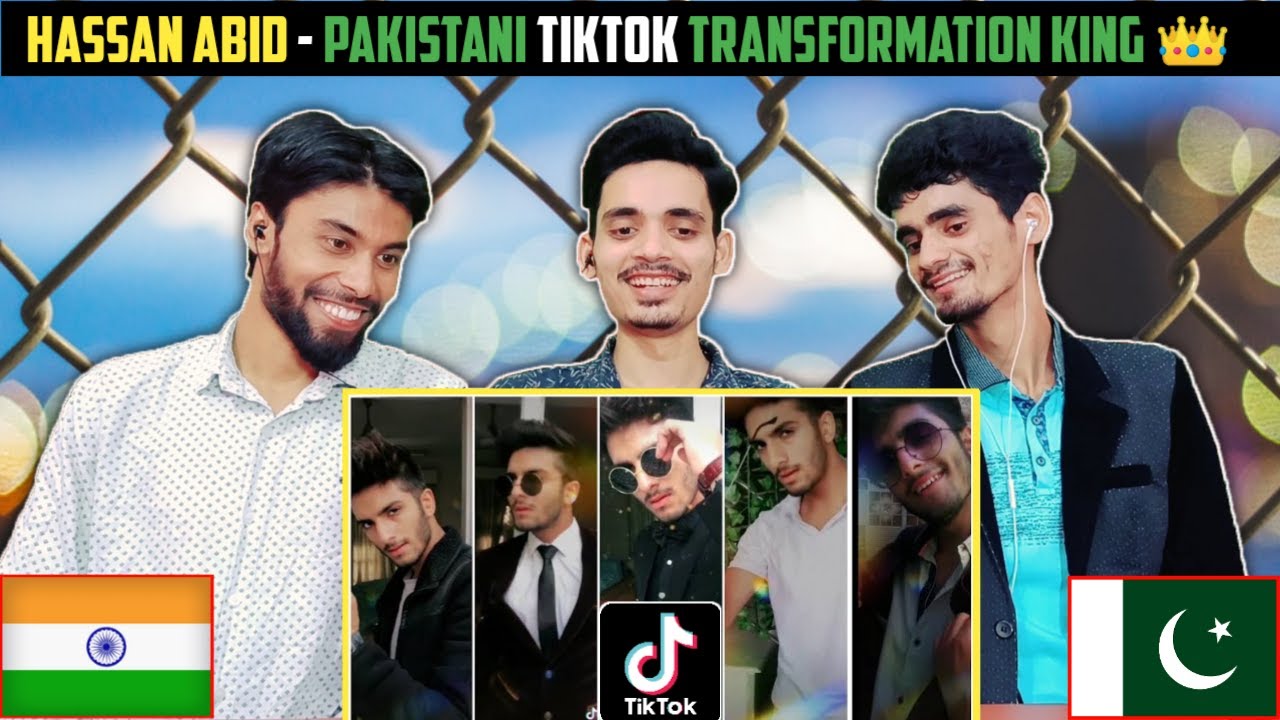 Indian Reacts To Pakistani TikToker Hassan Abid | Transformation King🔥 | OP Bros Reaction
