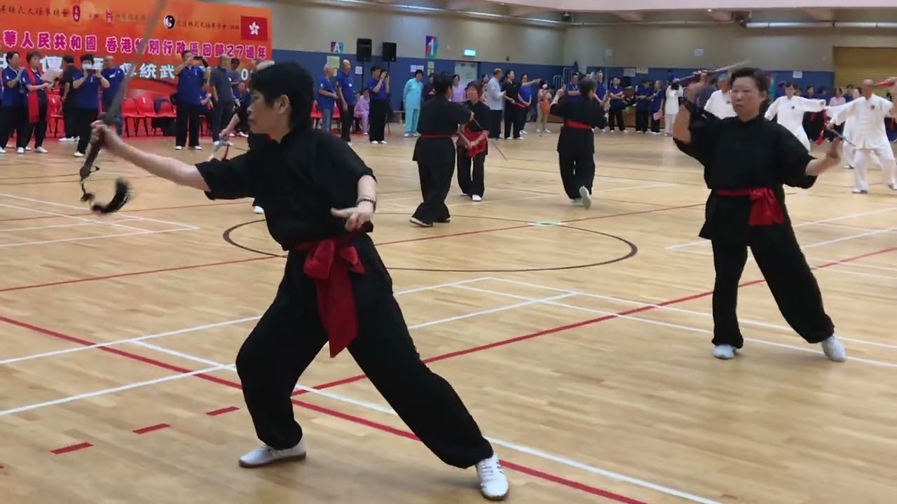 2024年6月22日（集體楊式太極劍54式）對練版