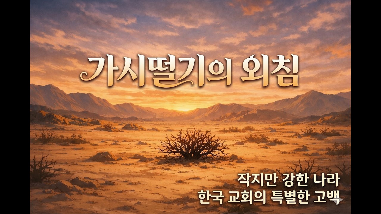 가시떨기의 외침 #한국교회 #크리스찬 #사명