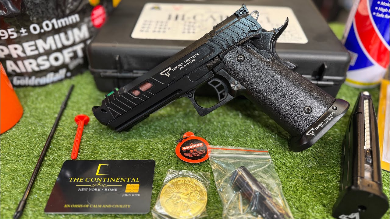 PIT VIPER TARAN TACTICALรุ่น DB 303 จอห์น วิค4 ทดสอบปืนอัดแก๊สจากDOUBLE BELL ไอดีไลท์@m4bbgunshop