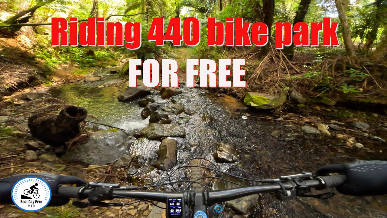 Riding Fourforty bike park for FREE.