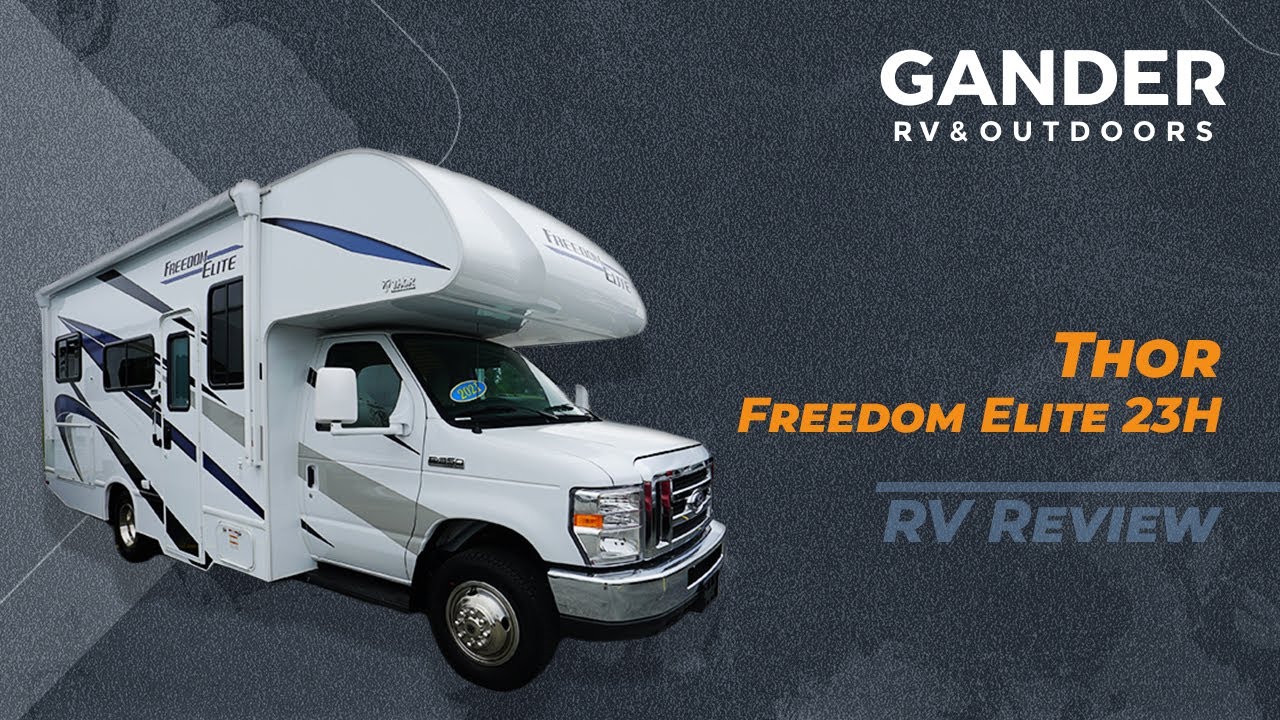 2021 Thor Freedom Elite 23H, the camp couple's Class C Motorhome.