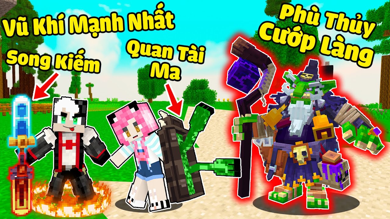REDHOOD THỬ THÁCH 24 GIỜ NÂNG CẤP CÁI RƯƠNG VIP NHẤT MINECRAFT*REDHOOD BẢO VỆ MỀU KHỎI PHÙ THỦY PRO