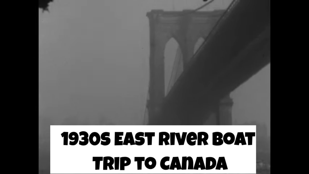 “HUDSON RIVER CRUISE” 1930s SILENT HOME MOVIE   BOAT TRIP NEW YORK CITY TO UPPER HUDSON VALLEY 33165