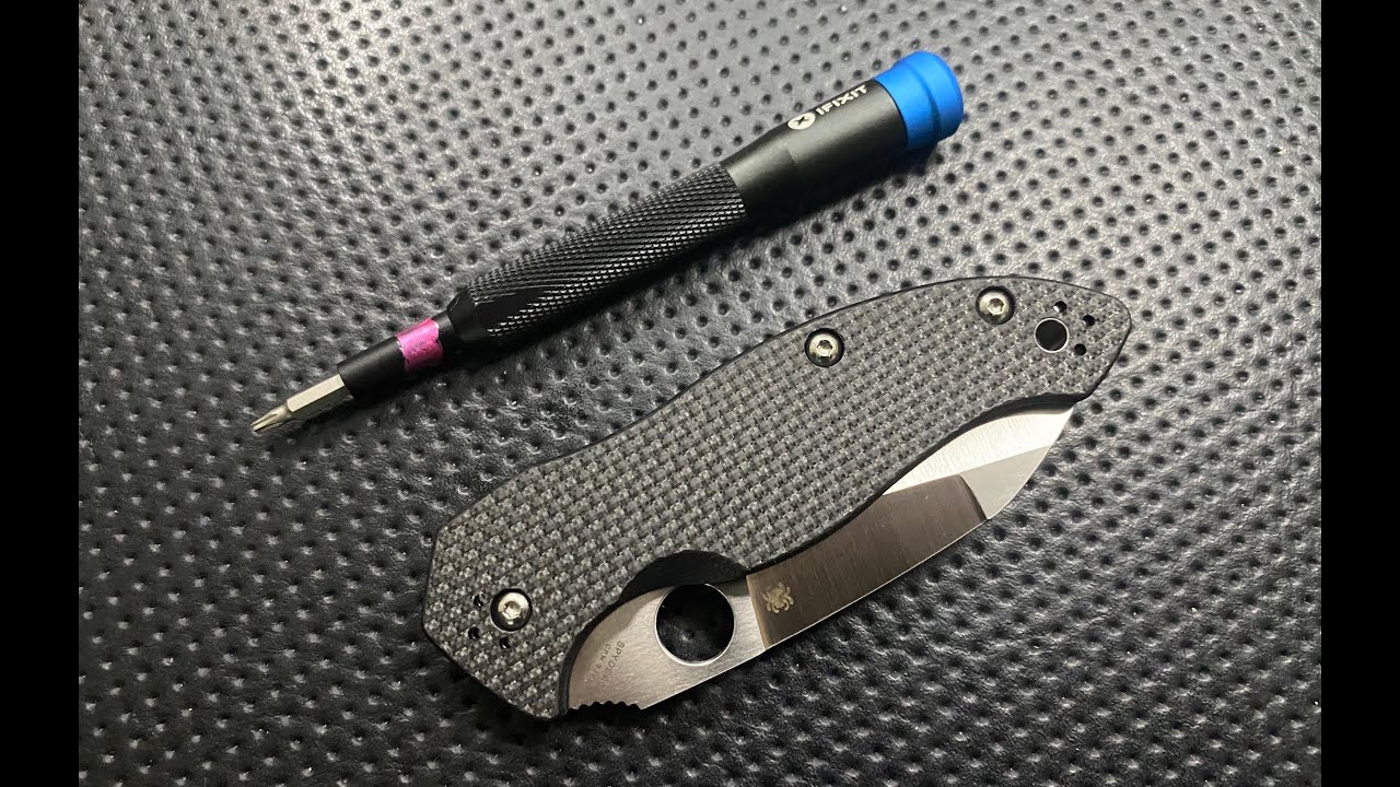 How to disassemble and maintain the Spyderco Canis Pocketknife (with first impressions)