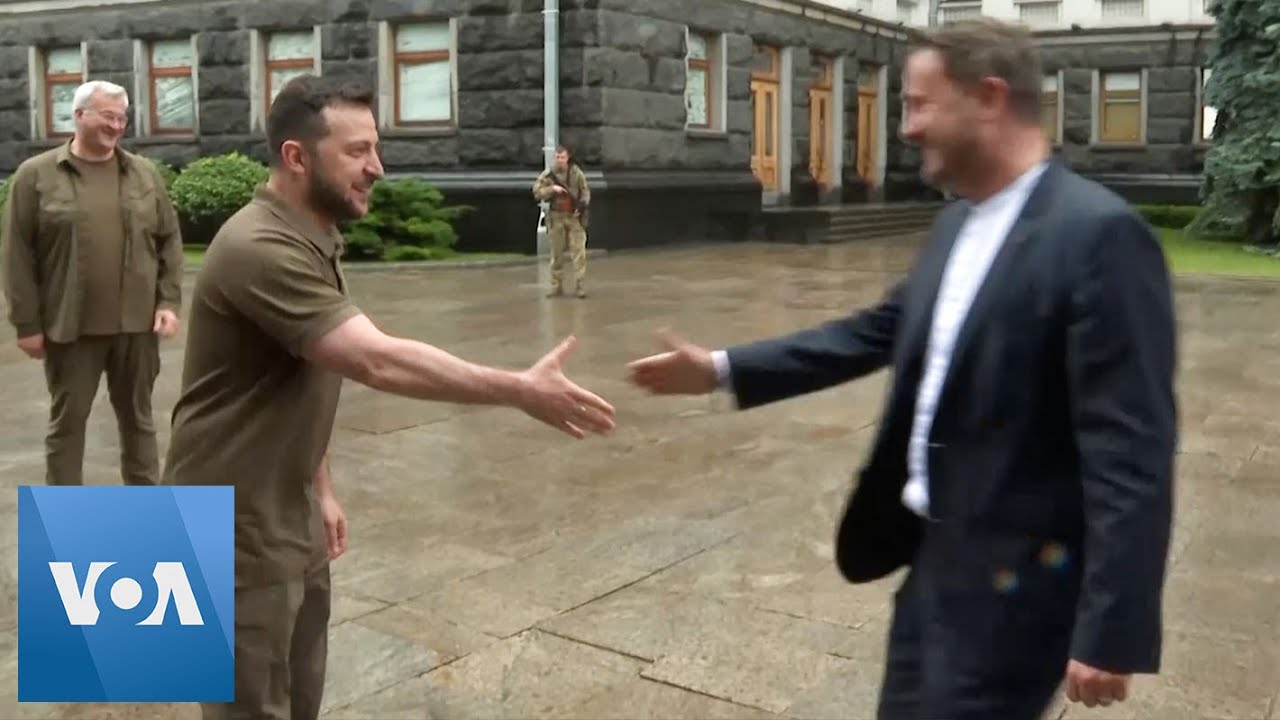 Luxembourg PM Meets Zelenskyy in Kyiv