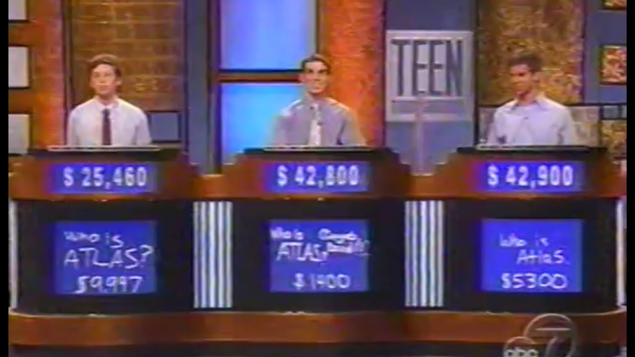 Final Jeopardy (2/16/2007): David Walter is the winner of the 2007 Teen Tournament