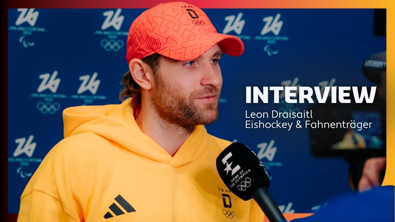 Leon Draisaitl landet in Mailand und freut sich unfassbar auf die nächsten zwei Wochen!