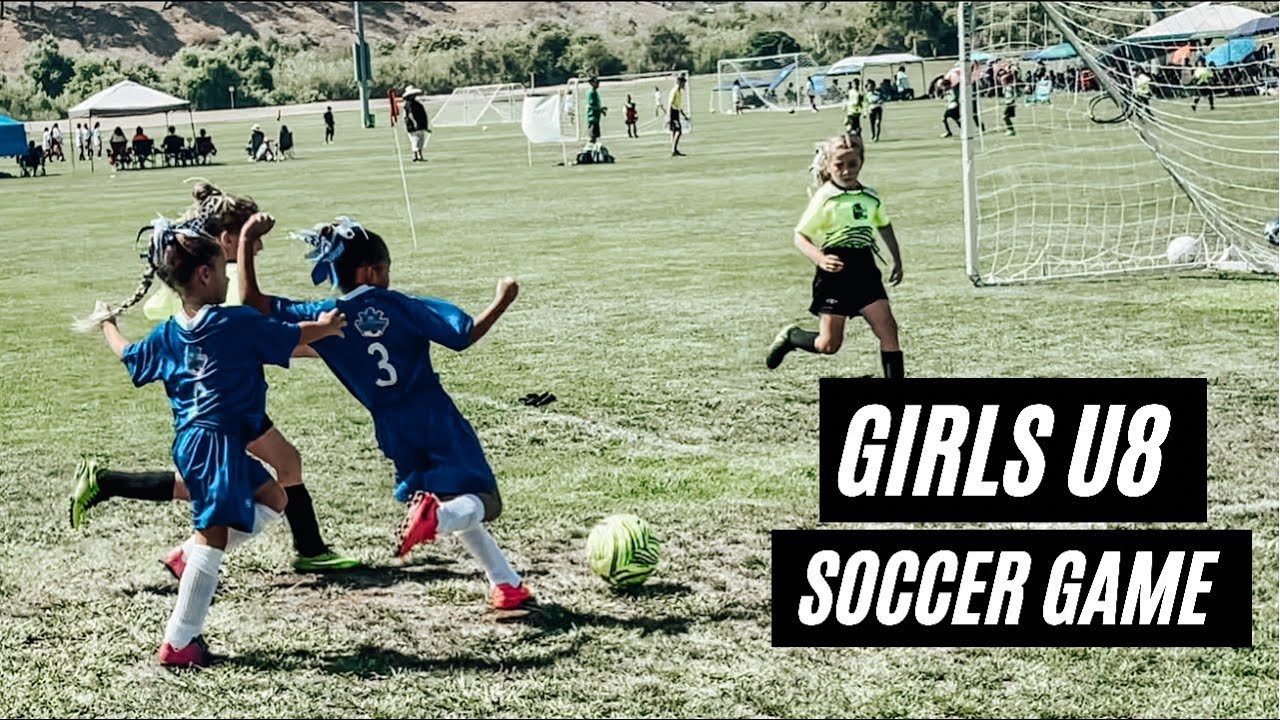 GIRLS U8 FIRST SOCCER GAME FALL 2021 | Marcella scores a goal!! ⚽️ ❤️