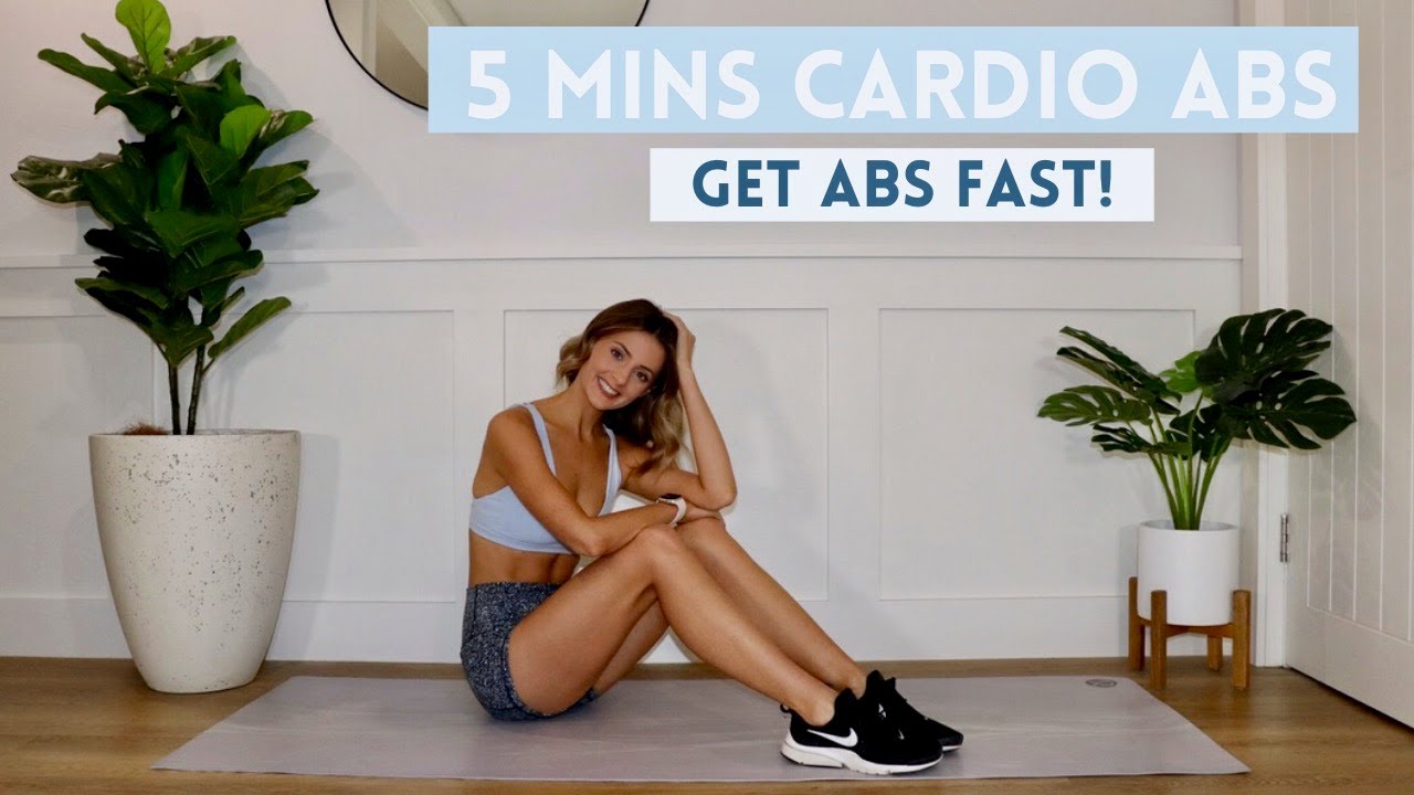 5 MIN STANDING CARDIO AB WORKOUT!