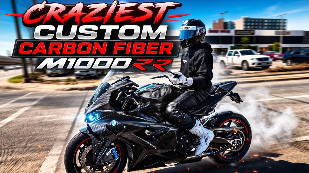 CRAZIEST CUSTOM CARBON FIBER M1000RR TAKES DALLAS STREETS