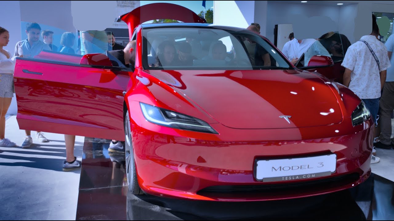 Tesla Model 3 Highland Ultra Red