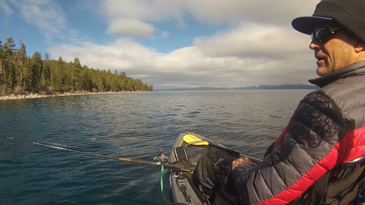 Kayak Fishing Lake Tahoe is ALWAYS an Adventure!