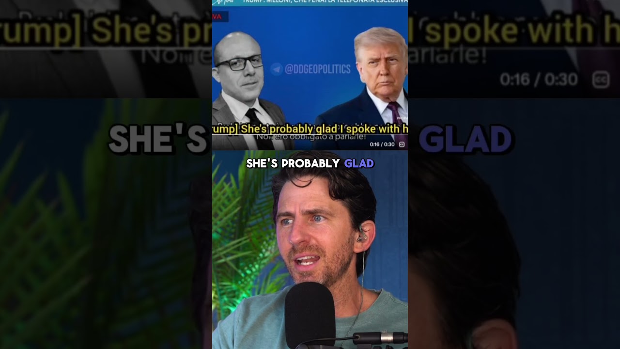 ТРАМП ЛЖЕТ О ТОМ, ЧТО ПРЕМЬЕР-МИНИСТР ИТАЛИИ УМОЛЯЛА О ФОТО #политикасша #новостисша #новоститрампа