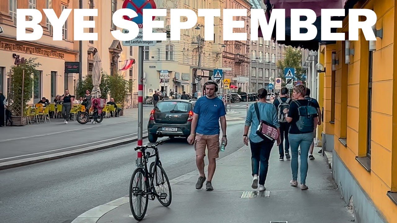 Vienna Walk, End of September 2023 | 4K HDR