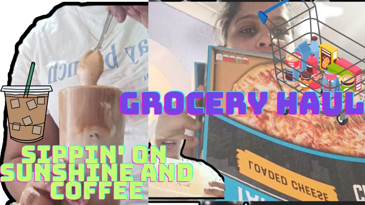 Sippin' on sunshine and coffee🧊☕#grocery haul🛒#konkani vlog#goanvlog@priyarebelo4032