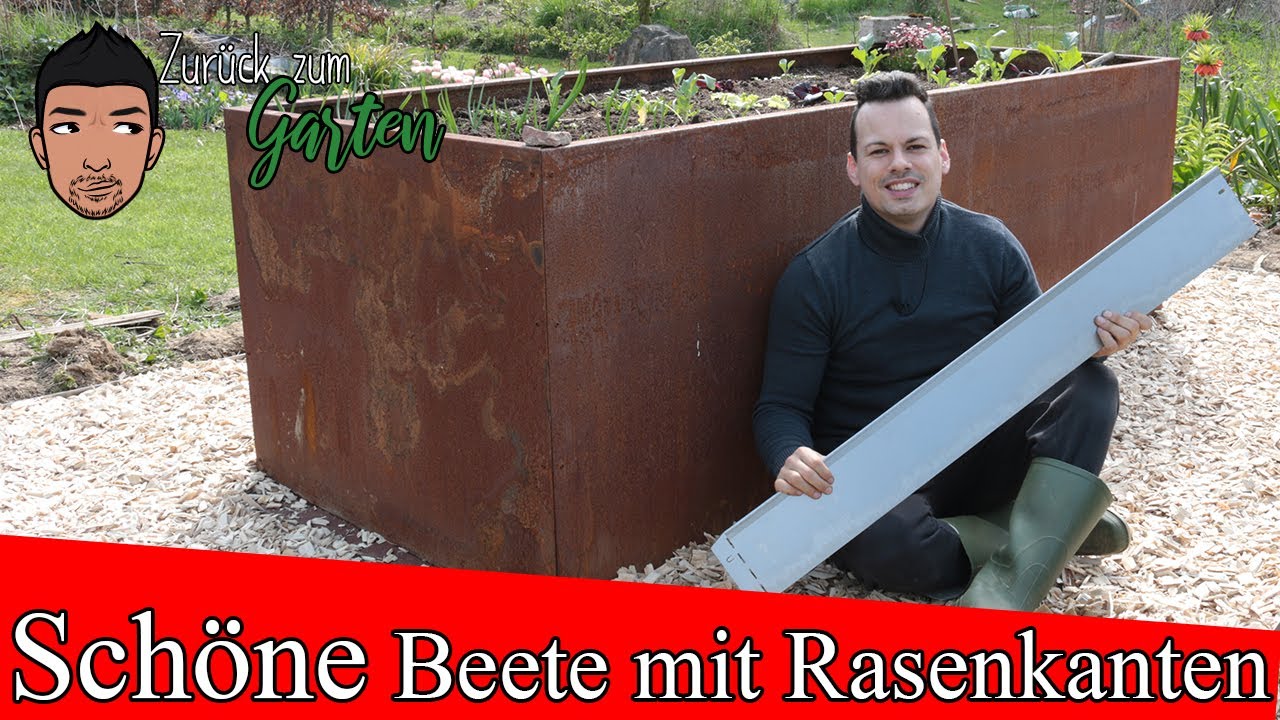 Rasenkanten setzen schnell und einfach - Gehwege, Hochbeet, Baumumrandungen, einfache Gartenpflege