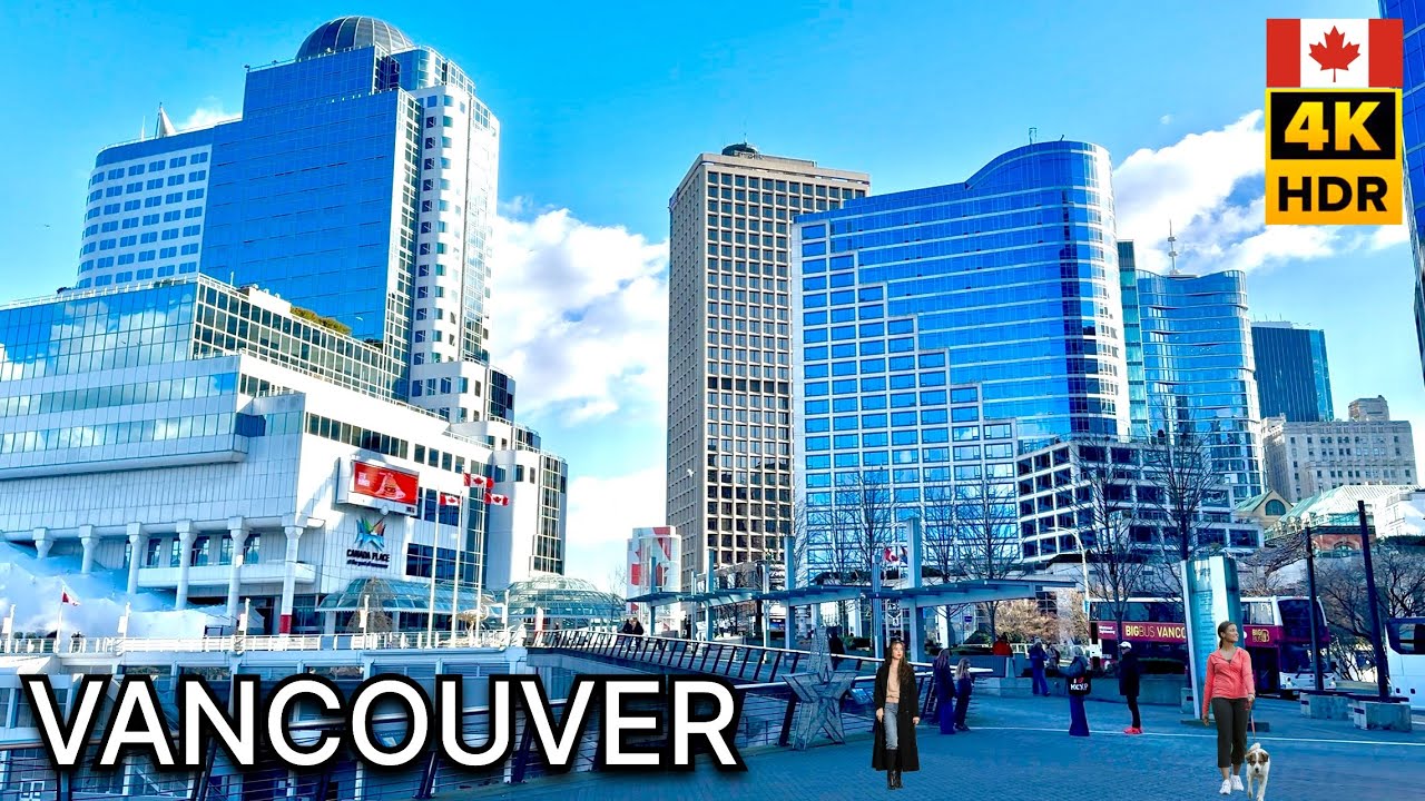 ☀️🇨🇦 Downtown Vancouver B.C, Canada. Walking Tour on Sunny Day Mar, 2026 [4K HDR] 