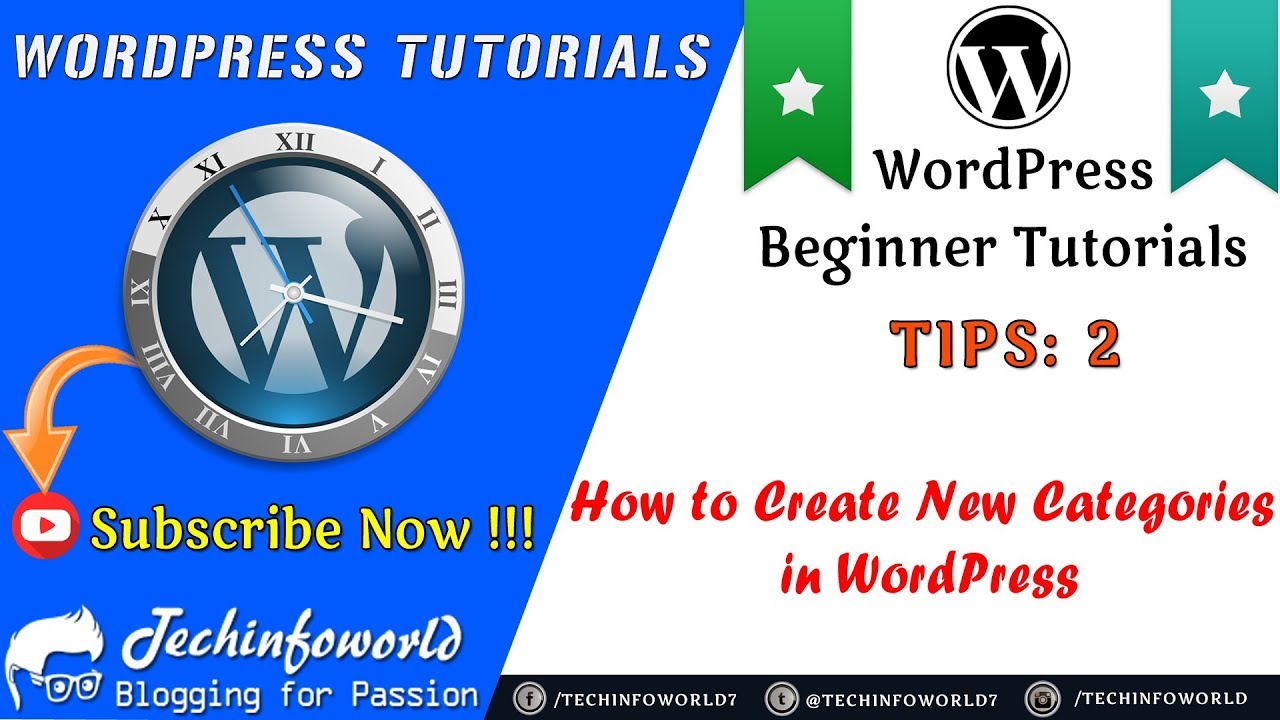 #Tips2 How to Create New Categories in WordPress | WordPress Beginners Tutorials #WordPressTutorials