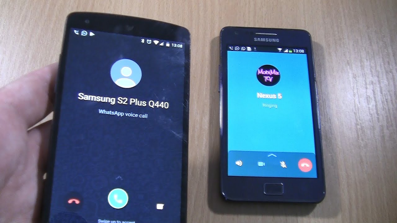 WhatsApp Incoming & Outgoing call at the Same Time  Samsung Galaxy S2 plus +Nexus 5