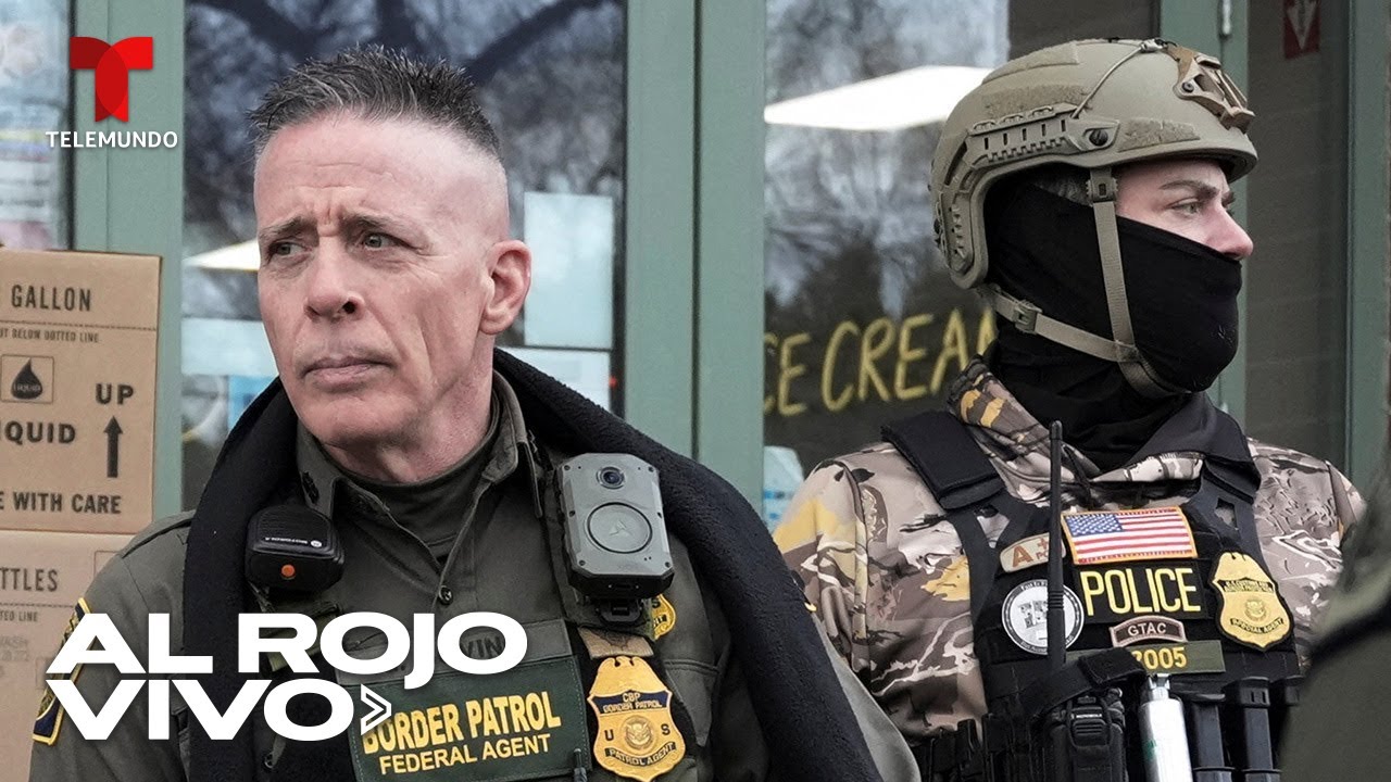 Comandante de la Patrulla Fronteriza ofrece una rueda de prensa en Minneapolis | Al Rojo Vivo