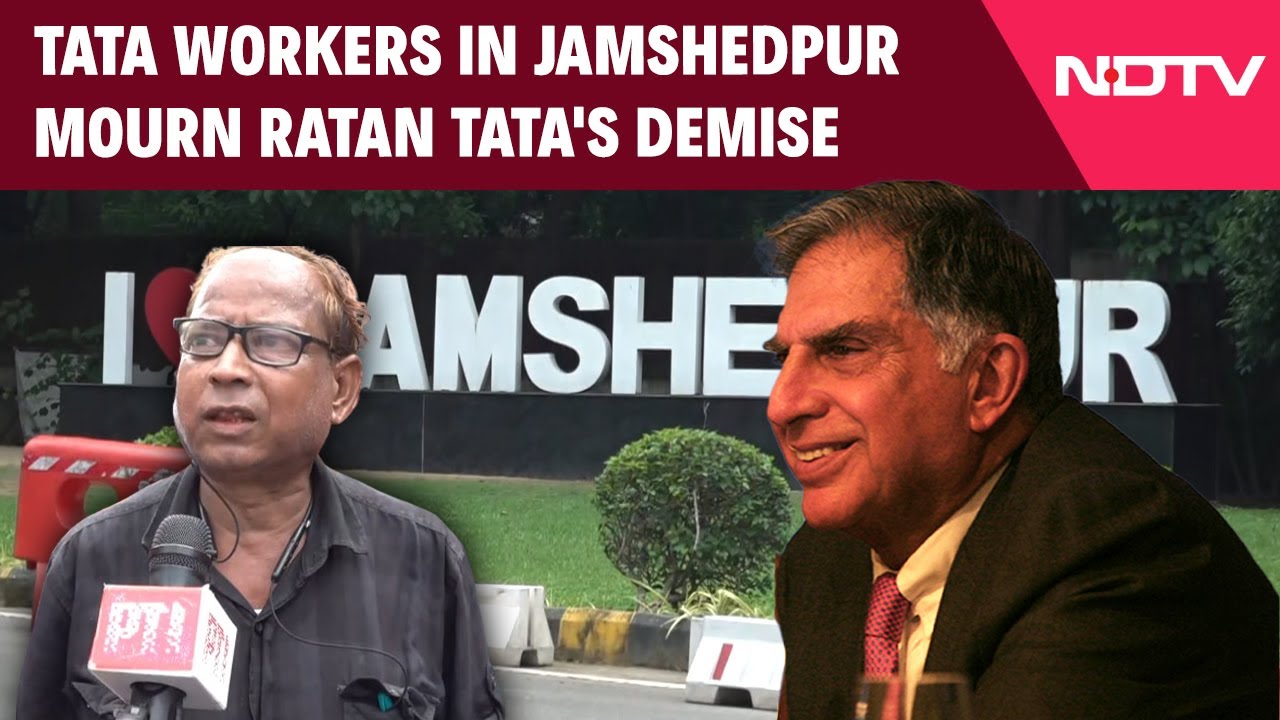 Ratan Tata | Workers At Tata Steel Plant In Jamshedpur Mourn Ratan Tata's Demise