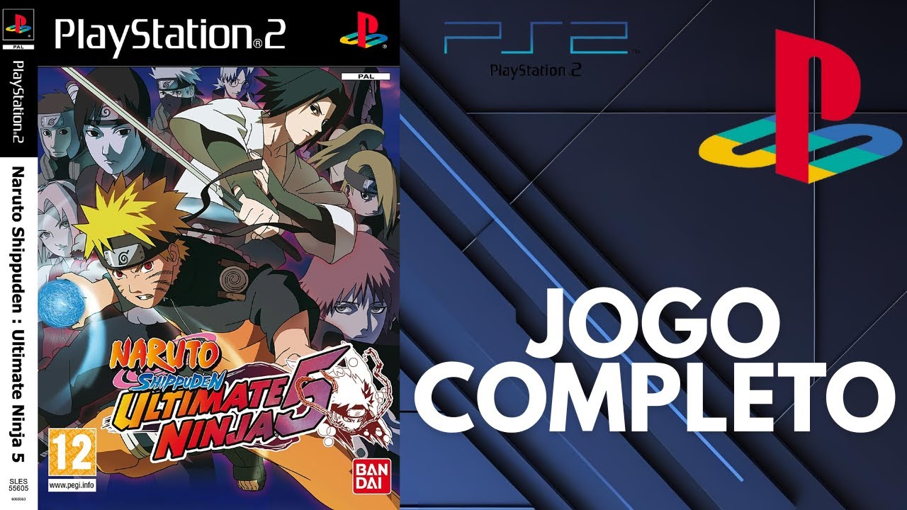 NARUTO SHIPPUDEN ULTIMATE NINJA 5 PS2 - JOGO COMPLETO