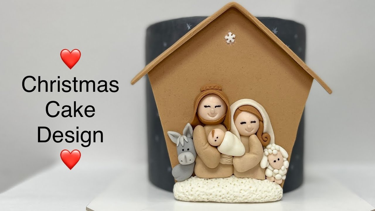 Christmas Cake Topper Design Decoration