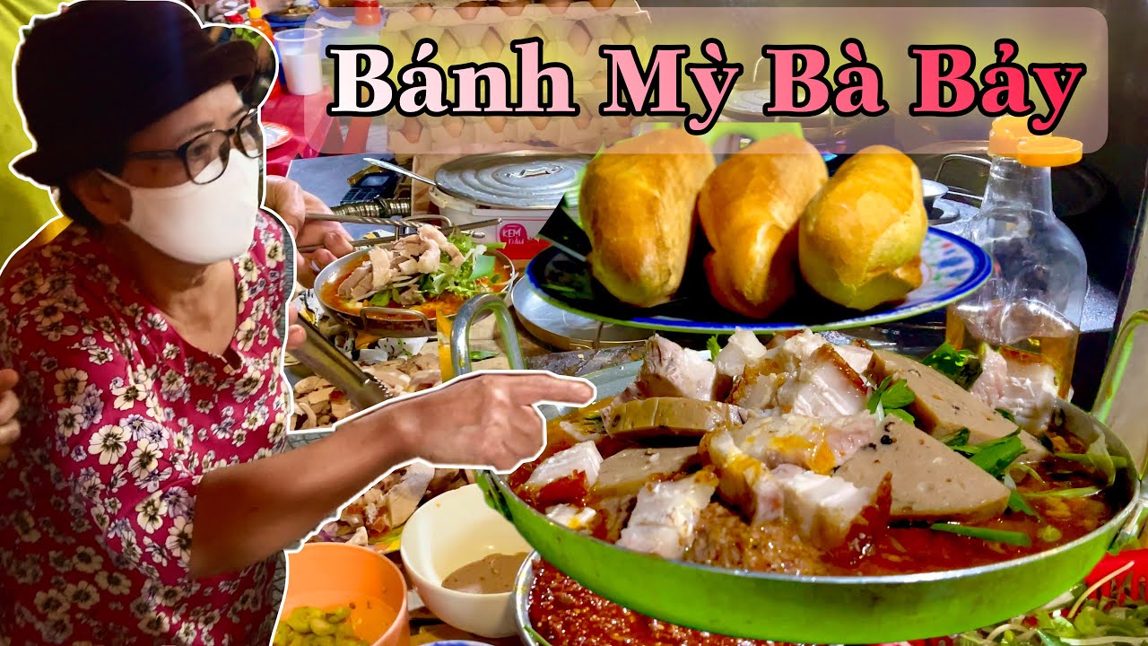 Bánh Mỳ Heo Quay Bà Bảy nổi tiếng 40 năm đứng bán tại vỉa hè Điện Biên Phủ Đà Nẵng| @metamchannel5108