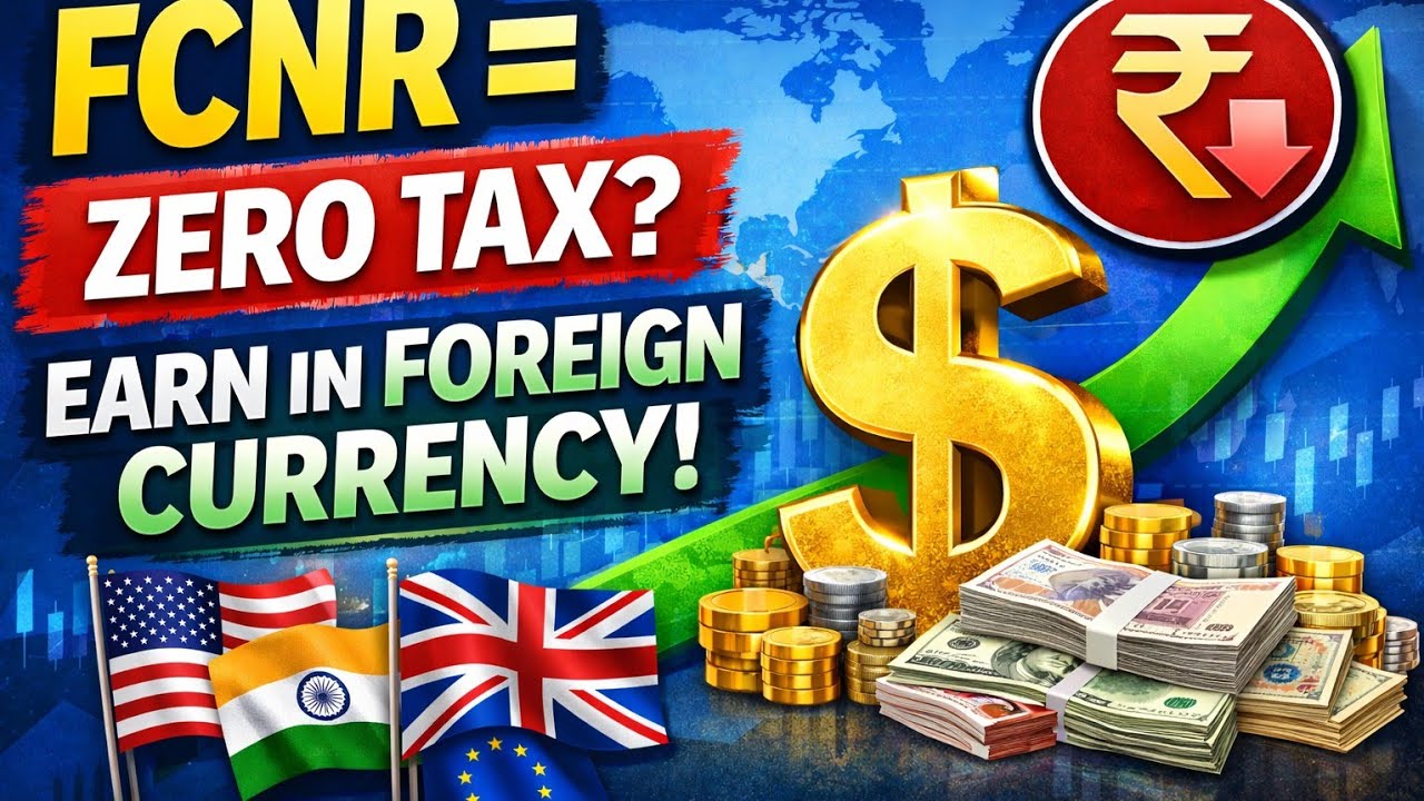 FCNR Account Explained for NRIs | Earn in Dollars + Zero Tax?
