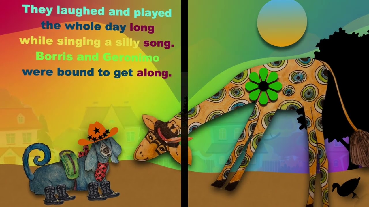 ADVENTURES OF GERONIMO THE GIRAFFE;  BOOK #3  CH. #1 BO'S BIRTHDAY