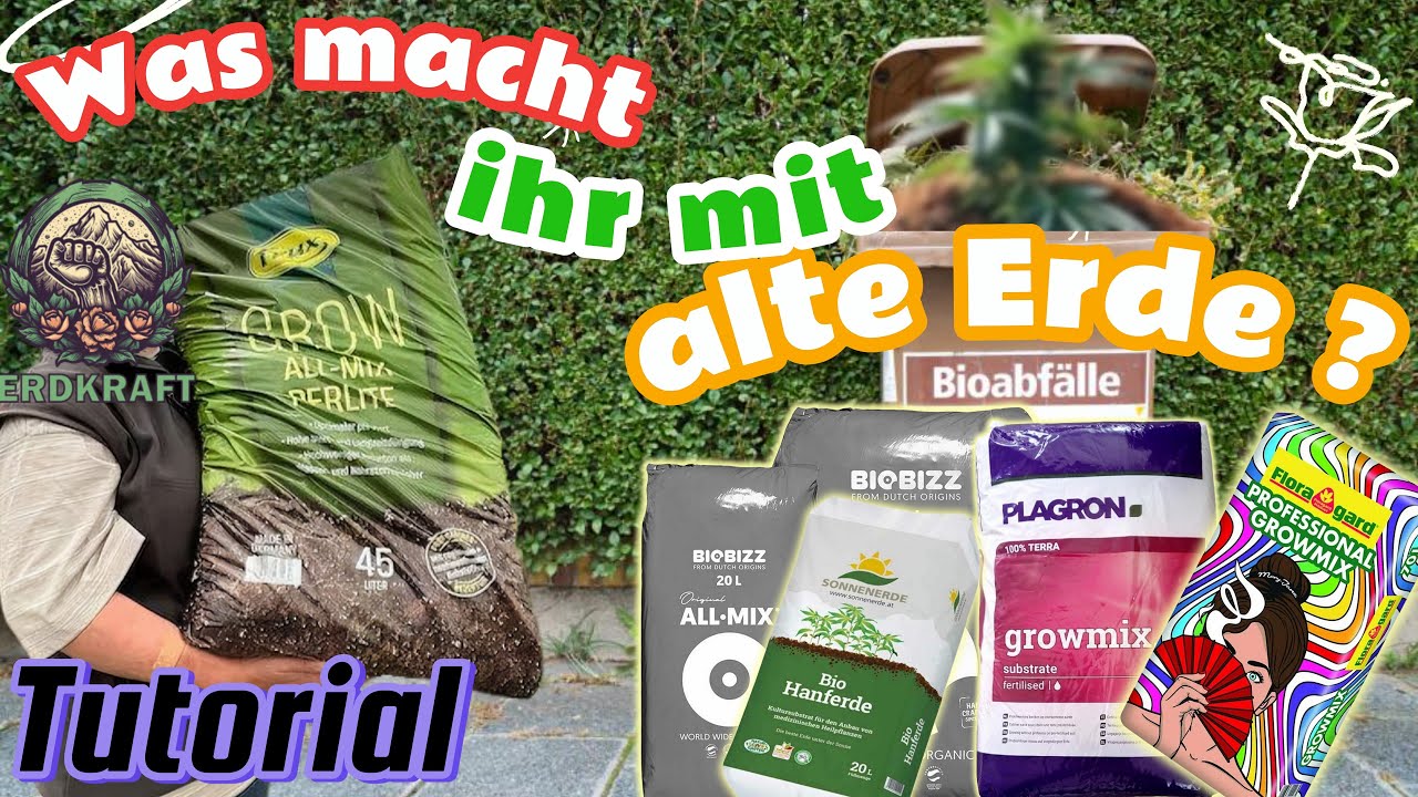 🥦 Homegrow Growerde wieder aufbereiten #tutorial #biobizz #sonnenerde #plagron #cannabis #erdkraft