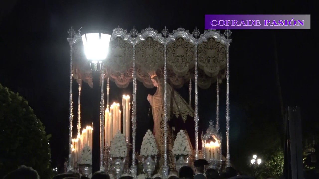 Virgen de la Angustia (Estudiantes) por la Universidad (Semana Santa Sevilla 2018)