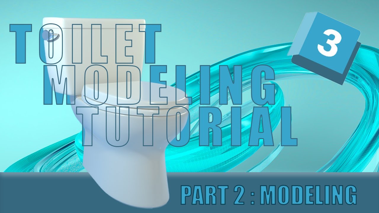 3ds Max Tutorial - Toilet | Part 2: Modeling pt. 1 #3dsmax #3dmodeling