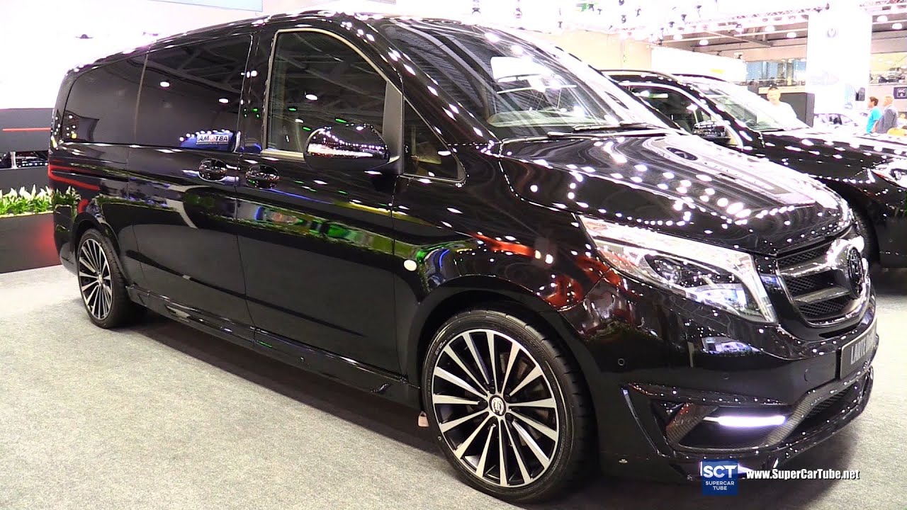 Mercedes Benz V-Class Black Crystal - Exterior Walkaround - 2016 Moscow Automobile Salon