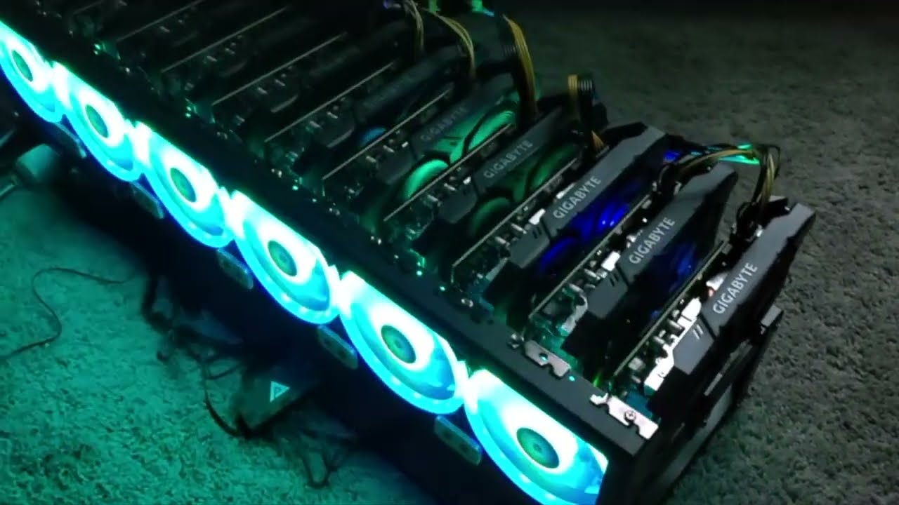 WarmLi 12 GPU Open Air Mining Rig Frame Mining Case Rack Review, Test