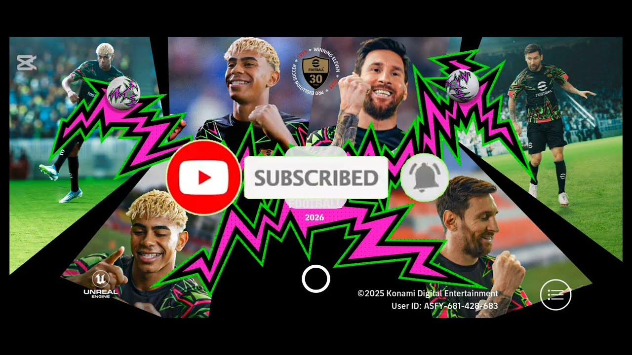 Playing efootball for the first time on this channel 