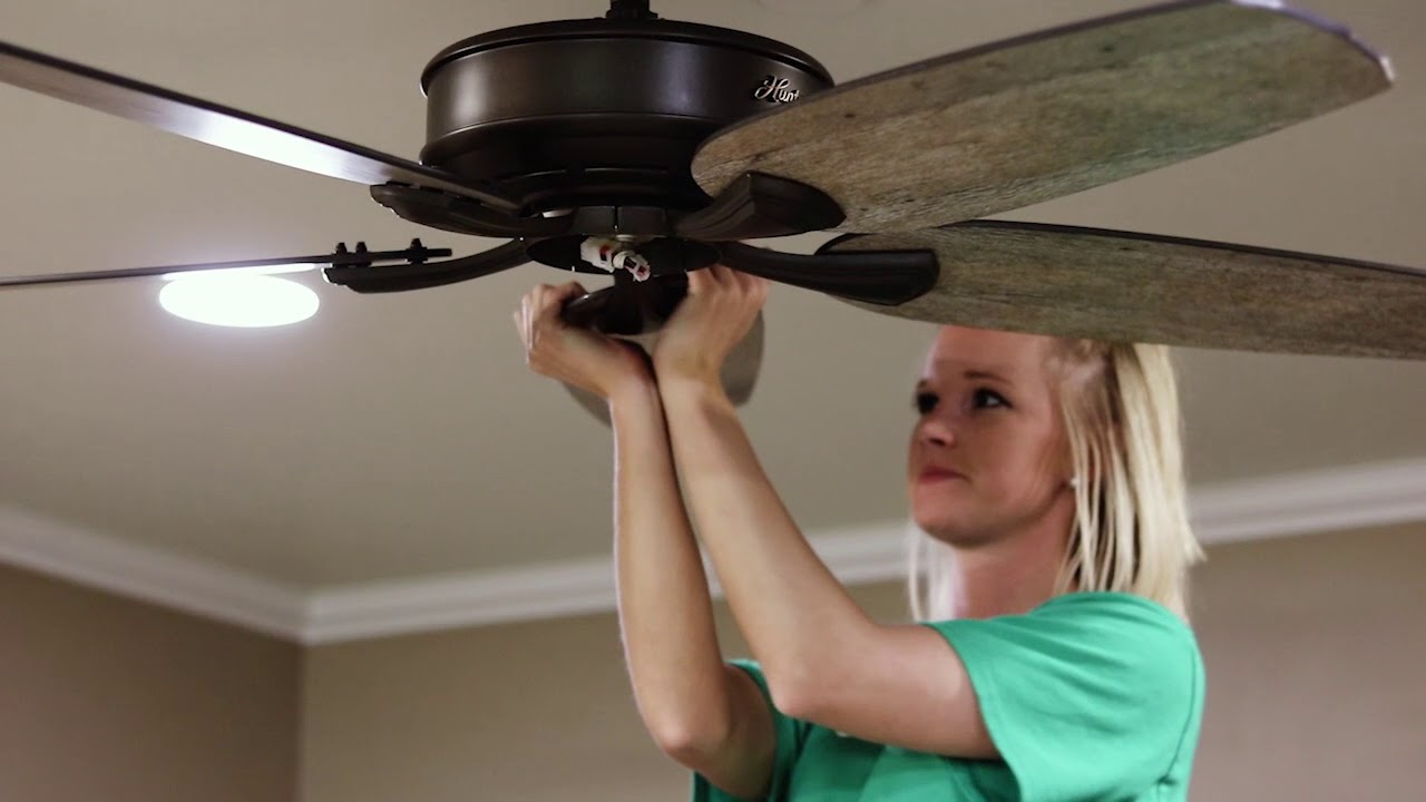 How to install the Channing HunterExpress by Hunter Fan Company