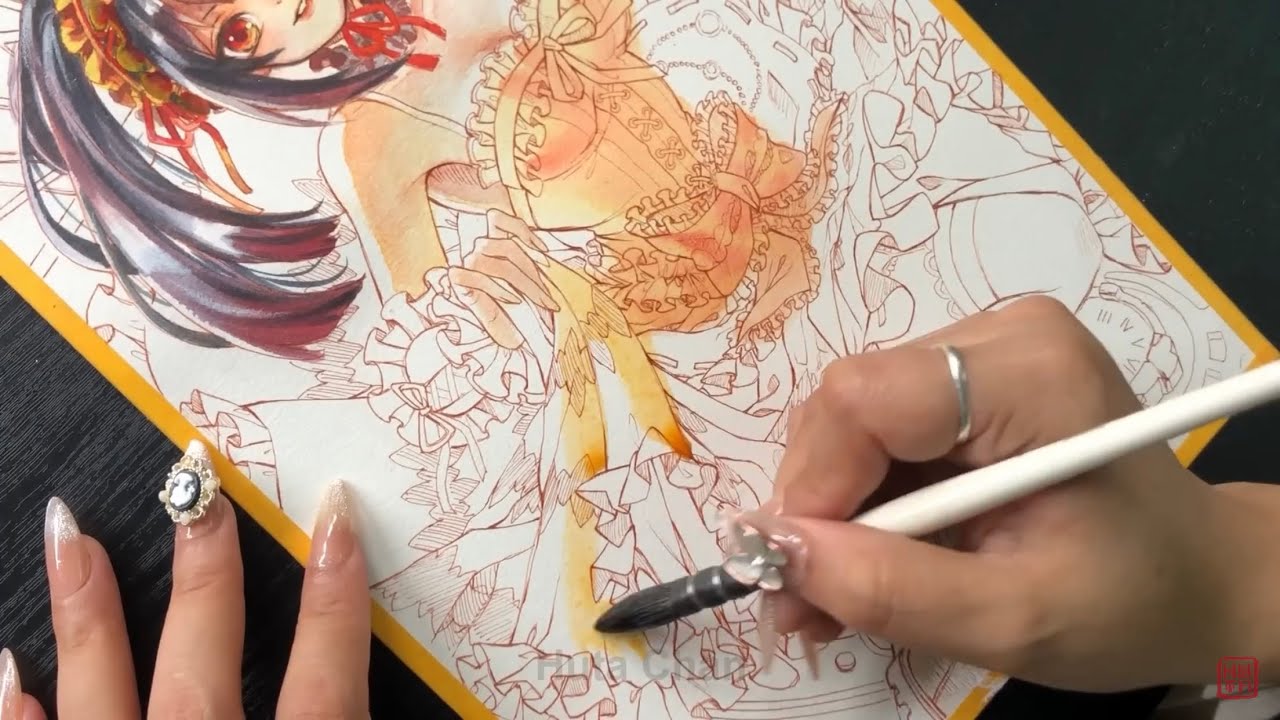 Drawing Kurumi Tokisaki - Original Vs Spirit Ver. | Date a live | Huta Chan