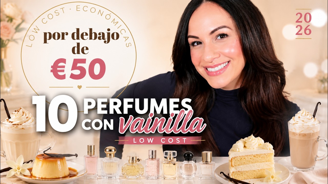 10 PERFUMES LOW COST CON VAINILLA | Top 10 affordable vanilla fragrances