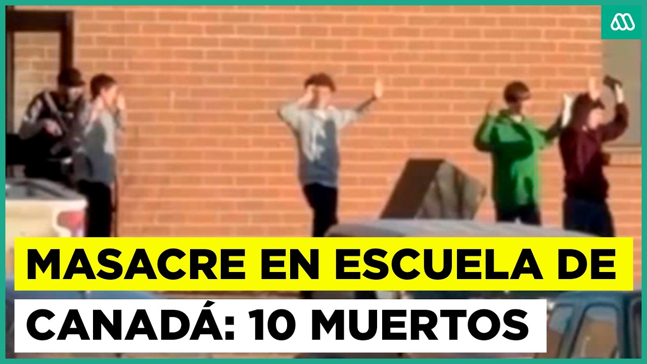 Escuela de Canadá sufre brutal balacera: se han reportado al menos 10 muertos
