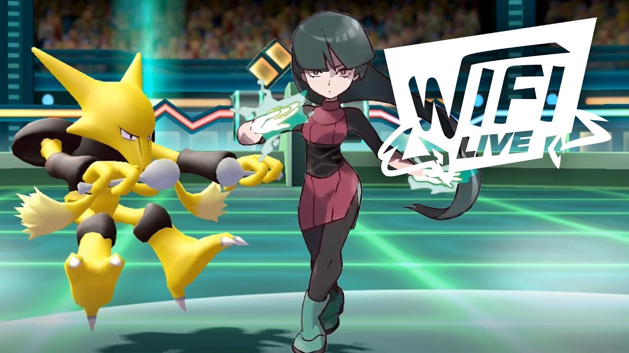 Pokemon Let's Go Pikachu & Eevee Wi-Fi Battle: Gym Leader Sabrina Theme Team! (1080p)