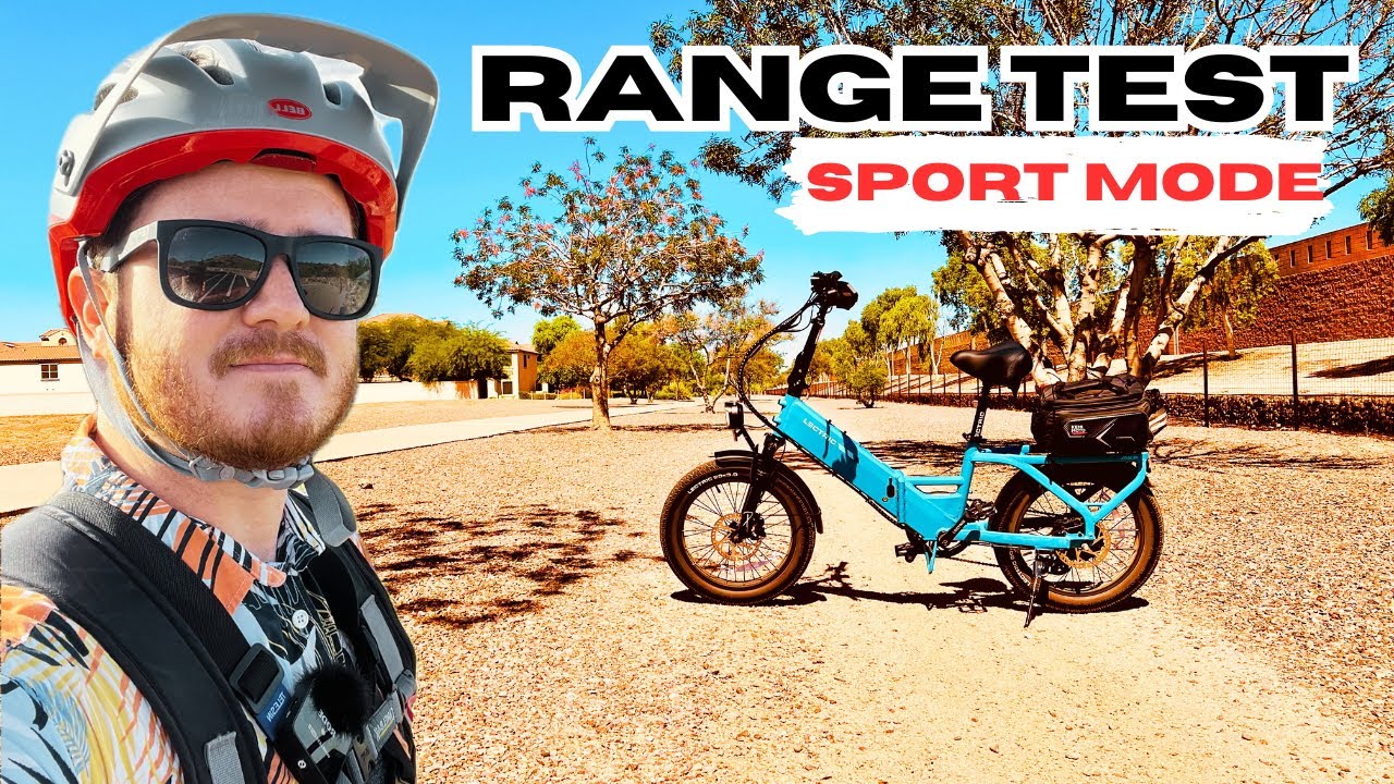 Lectric XP4 750W E-Bike Sport Mode RANGE Test! Let's GO!